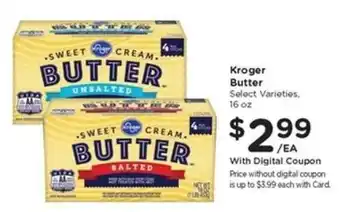 Kroger Kroger Butter offer