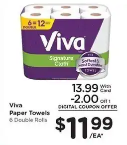 Kroger Viva Paper Towels offer