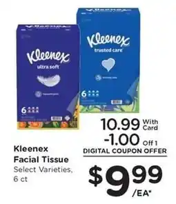 Kroger Kleenex Facial Tissue offer