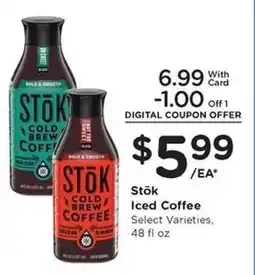Kroger STōK Iced Coffee offer