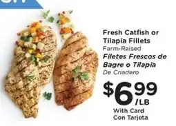 Kroger Fresh Catfish or Tilapia Fillets offer