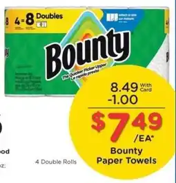 Kroger Bounty Paper Towels offer