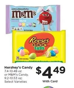 Kroger Hershey's Candy or M&M's Candy offer