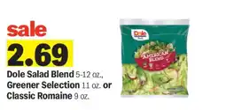 Meijer Dole Salad Blend, Greener Selection, Classic Romaine offer
