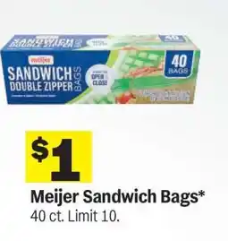 Meijer Meijer Sandwich Bags offer