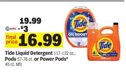Meijer Tide Liquid Detergent offer