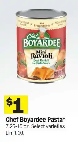 Meijer Chef Boyardee Pasta offer