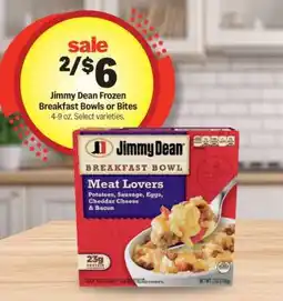 Meijer Jimmy Dean Frozen Breakfast Bowls or Bites offer