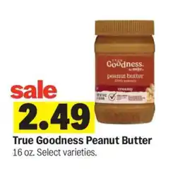 Meijer True Goodness Peanut Butter offer