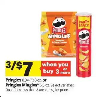 Meijer Pringles or Pringles Mingles offer