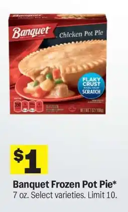 Meijer Banquet Frozen Pot Pie offer