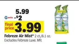Meijer Febreze Air Mist offer