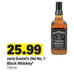 Meijer Jack Daniel's Old No. 7 Black Whiskey offer