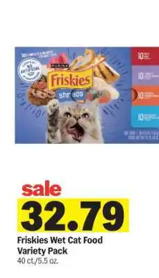 Meijer Friskies Wet Cat Food Variety Pack offer