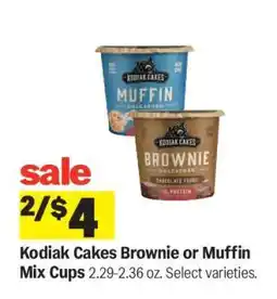 Meijer Kodiak Cakes Brownie or Muffin Mix Cups offer