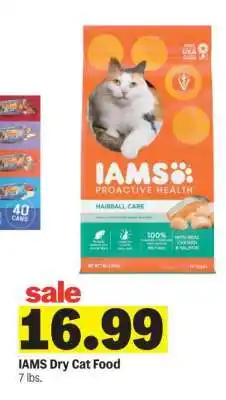 Meijer Iams Dry Cat Food offer