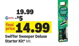 Meijer Swiffer Sweeper Deluxe Starter Kit offer