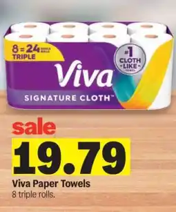 Meijer Viva Paper Towels offer