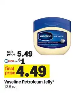 Meijer Vaseline Petroleum Jelly offer