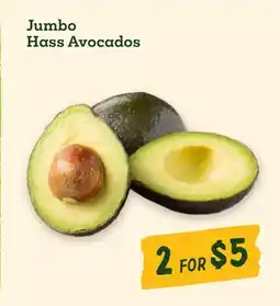 Sprouts Farmers Market Jumbo Hass Avocados offer