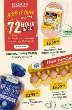 Sprouts Farmers Market 72 HOUR SALE - ALL FROZEN FAVES offer