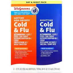 Walgreens Daytime & Nighttime Cold & Flu Liquid offer