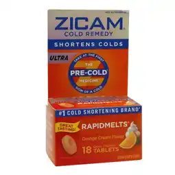 Walgreens Ultra Cold Remedy Bi-Layer RapidMelts Quick Dissolve Tablets Orange Cream Flavor offer