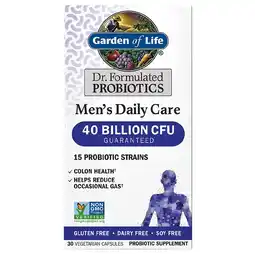 Walgreens Dr. Formulated Men's Daily Care Probiotic Capsules offer