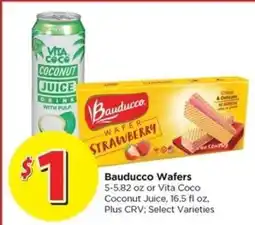 Food 4 Less Bauducco Wafers or Vita Coco Coconut Juice offer