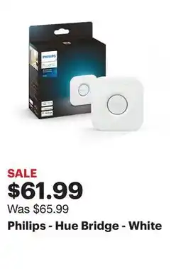 Best Buy Philips - Hue Bridge - White offer