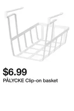 Ikea PÅLYCKE Clip-on basket offer