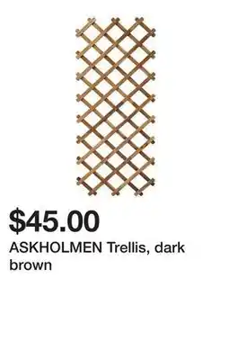 Ikea ASKHOLMEN Trellis, dark brown offer