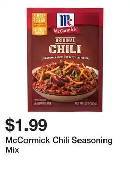 Wegmans McCormick Chili Seasoning Mix offer