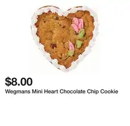 Wegmans Wegmans Mini Heart Chocolate Chip Cookie offer