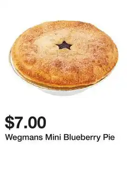 Wegmans Wegmans Mini Blueberry Pie offer