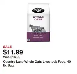 Tractor Supply Company Country Lane Whole Oats Livestock Feed, 40 lb. Bag offer