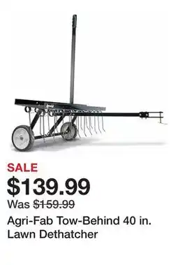 Tractor Supply Company Agri-Fab Tow-Behind 40 in. Lawn Dethatcher offer