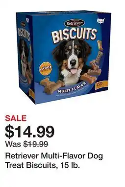 Tractor Supply Company Retriever Multi-Flavor Dog Treat Biscuits, 15 lb offer