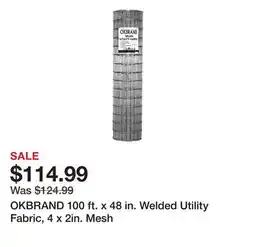 Tractor Supply Company OKBRAND 100 ft. x 48 in. Welded Utility Fabric, 4 x 2in. Mesh offer
