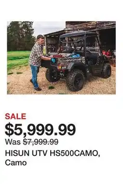 Tractor Supply Company HISUN UTV HS500CAMO, Camo offer