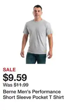 Tractor Supply Company Berne Men's Performance Short Sleeve Pocket T Shirt offer
