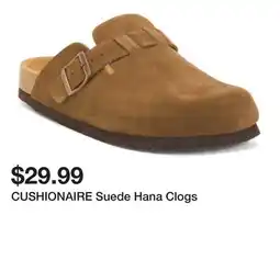 Marshalls CUSHIONAIRE Suede Hana Clogs offer