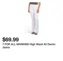 Marshalls 7 FOR ALL MANKIND High Waist Ali Denim Jeans offer