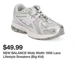 Marshalls NEW BALANCE Wide Width 1906 Lace Lifestyle Sneakers (Big Kid) offer