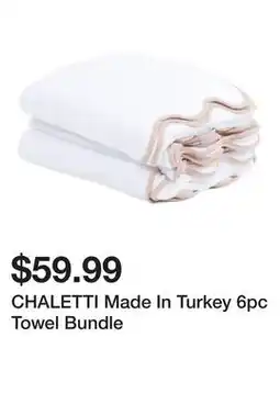 Marshalls CHALETTI Made In Turkey 6pc Towel Bundle offer