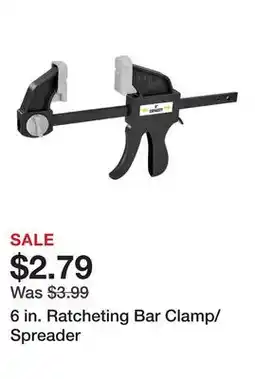Harbor Freight Tools 6 in. Ratcheting Bar Clamp/Spreader offer