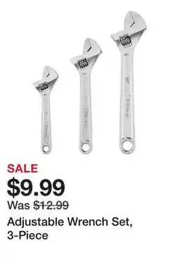 Harbor Freight Tools Adjustable Wrench Set, 3-Piece offer