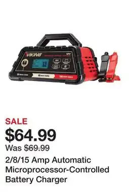 Harbor Freight Tools 2/8/15 Amp Automatic Microprocessor-Controlled Battery Charger offer