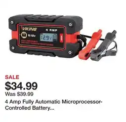 Harbor Freight Tools 4 Amp Fully Automatic Microprocessor-Controlled Battery Charger/Maintainer offer