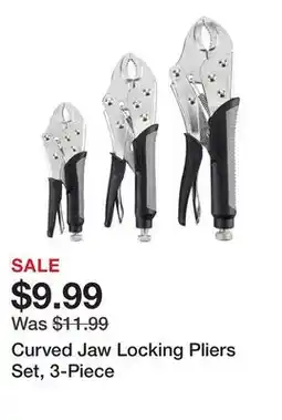 Harbor Freight Tools Curved Jaw Locking Pliers Set, 3-Piece offer